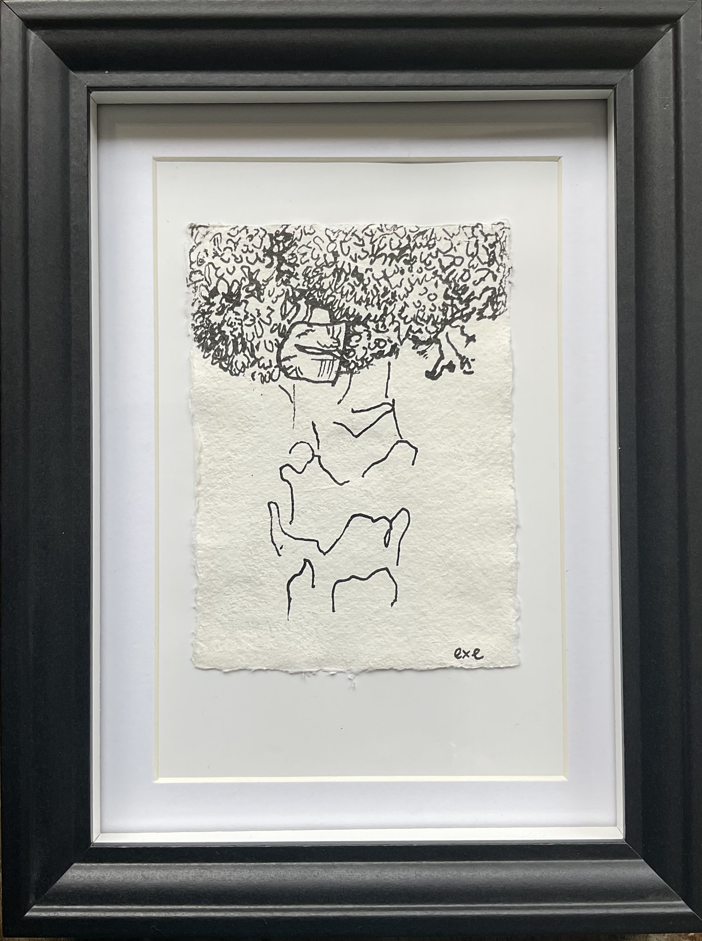 image drawn in ink